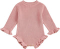 Mubineo Baby Girl Fall Winter Clothes Basic Plain Cute Sweater Romper Outfit by Mubineo
