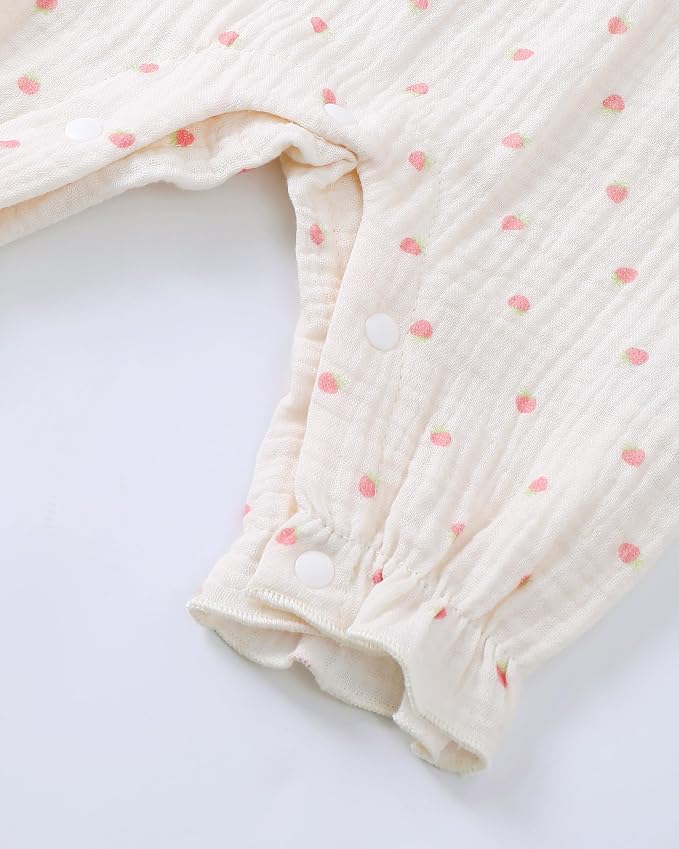 Renotemy Newborn Baby Girl Clothes Romper Summer Outfits Preemie-18Months | - Image 6