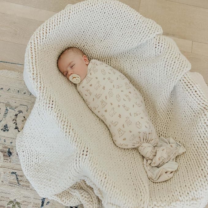 Copper Pearl Swaddle Blankets for Newborns | Soft Stretchy Receiving Blankets - Image 2