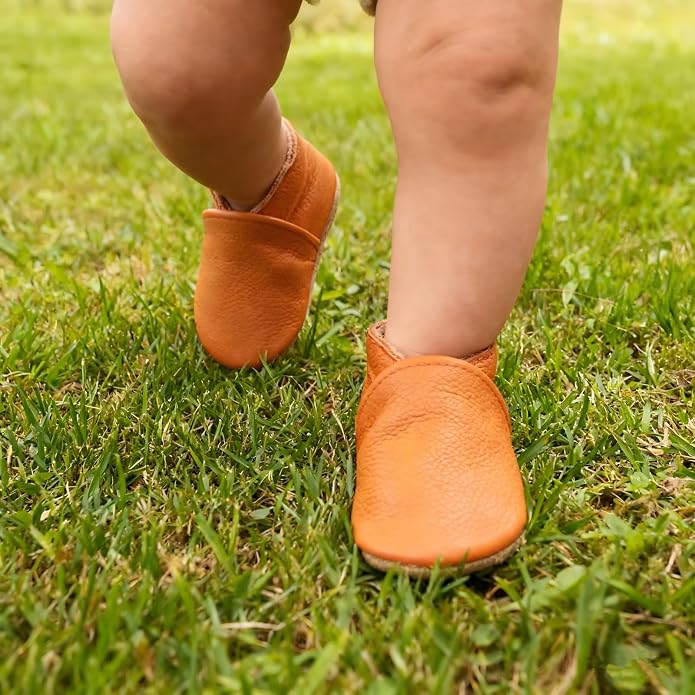 Genuine Leather Baby Booties Soft Sole Toddler Walking Shoes - Image 2