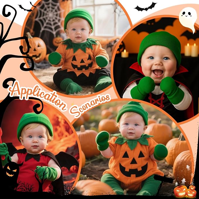 Zando Anti-Scratch Baby Hats Mittens Warm Newborn Infant Boys Girls 0-6M | - Image 6