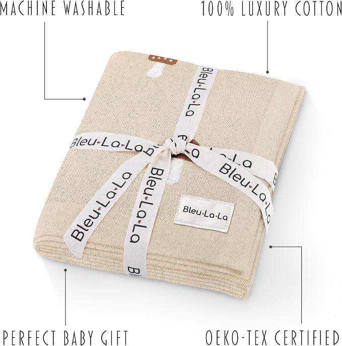 Unisex Baby Swaddle Blanket 100% Cotton Buttery Soft Cozy Receiving Swaddle - Image 3