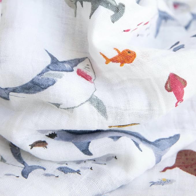 Little Unicorn Muslin Swaddle Blanket - Image 3