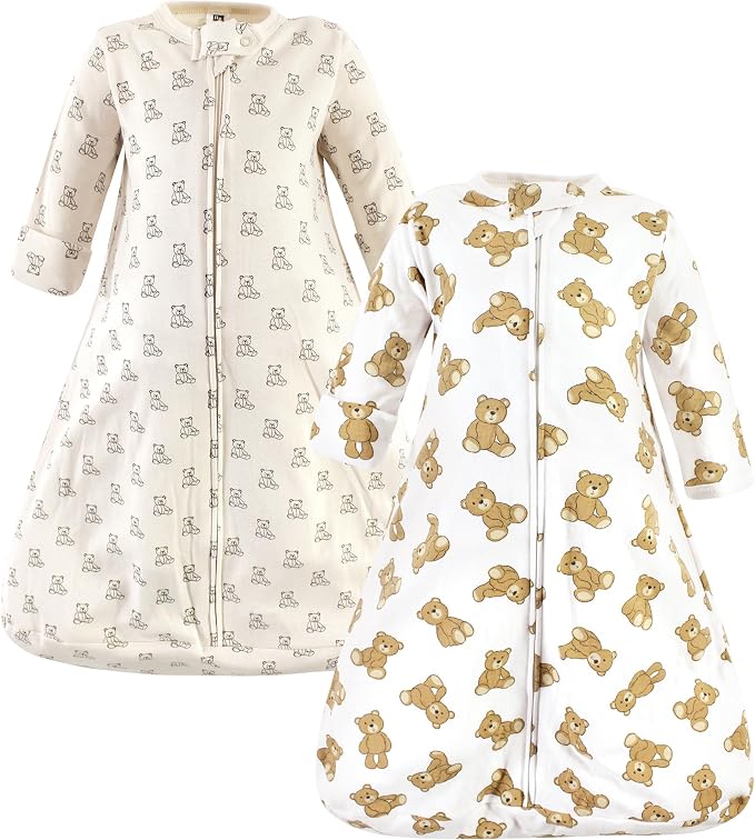 Hudson Baby Unisex Baby Cotton Long-Sleeve Wearable Sleeping Bag by HudsonBaby