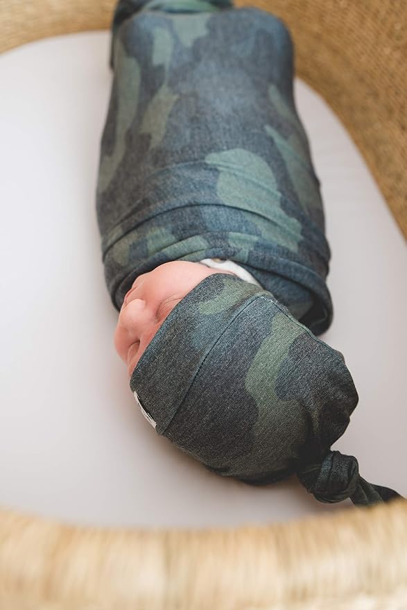 Copper Pearl Swaddle Blankets for Newborns | Soft Stretchy Receiving Blankets - Image 8