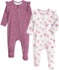 Yoofoss Baby Sleepers Baby Girl Clothes 100% Organic Cotton Pajamas by YOOFOSS