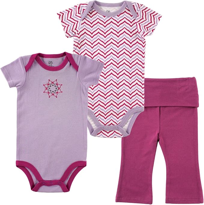 Yoga Sprout Bodysuit, and Track Jacket Set by Yoga+Sprout