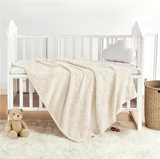 Pro Goleem Elephant Baby Blanket, Baby Fleece Blanket - Image 7