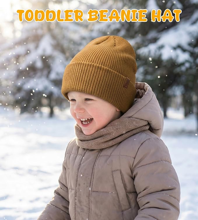 Baby Beanie Toddler Infant Winter Hats Knit Warm Caps - Image 5