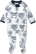 HonestBaby Baby Boys' Sleep & Play Footed One-piece Pajama Sleeper 100% Organic by HonestBaby