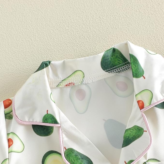 Kuriozud Baby Girl Boy Romper Pajamas Onesie Short Sleeve Button Down Pjs - Image 8