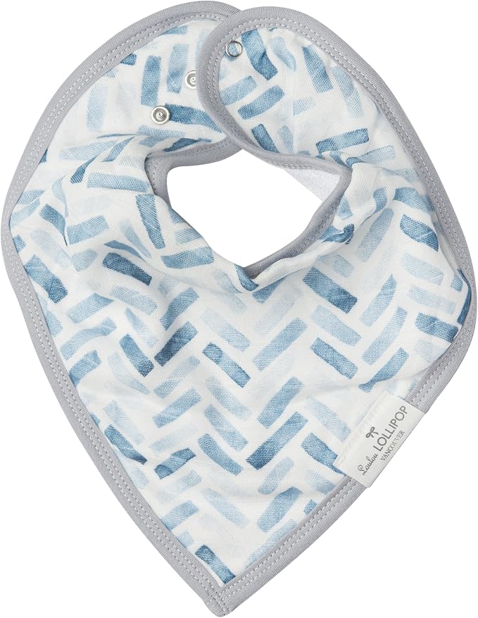 Loulou Lollipop Muslin Bandana Bib Drool Bib Set - Image 3