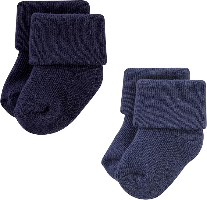 Hudson Baby Baby 8-pack Cotton Rich Newborn and Terry Socks - Image 5