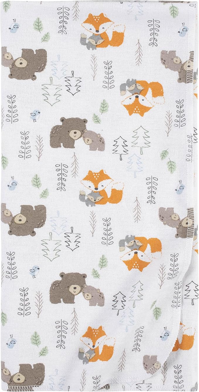 Gerber Boys Newborn Infant Baby Toddler Nursery 100% Cotton Flannel Receiving - Image 2