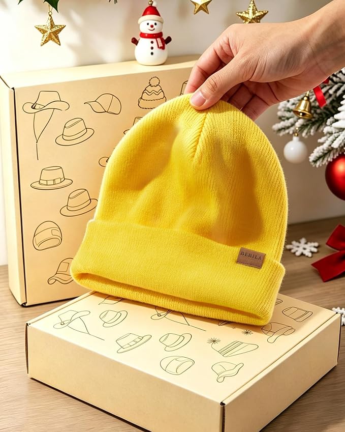 Baby Beanie Toddler Infant Winter Hats kids Warm Knit Caps - Image 7
