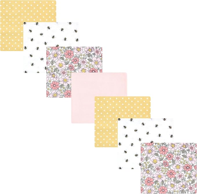 Hudson Baby Unisex Baby Cotton Flannel Receiving Blankets Bundle, One Size by HudsonBaby