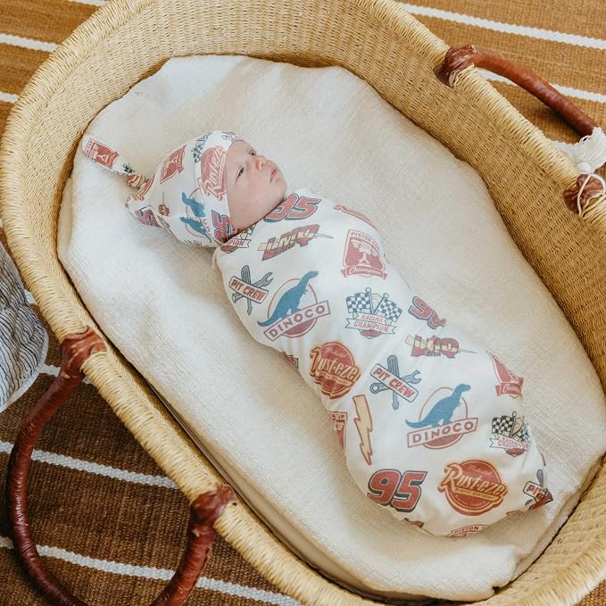 Copper Pearl Swaddle Blankets for Newborns | Soft Stretchy Receiving Blankets - Image 6