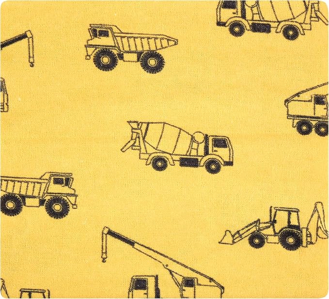 Hudson Baby Unisex Baby Cotton Flannel Receiving Blankets, Construction - Image 5