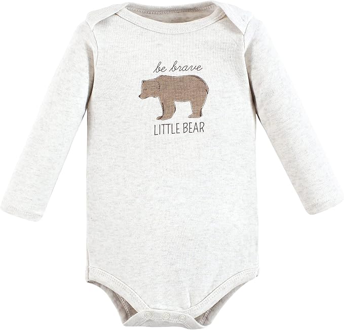 Hudson Baby baby-boys Cotton Long-sleeve Bodysuits 3-pack - Image 5