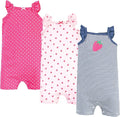 Hudson Baby Unisex Cotton Rompers by HudsonBaby
