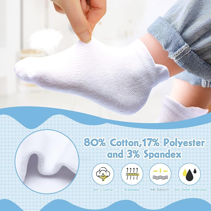 Toddler Non Slip Grip Ankle Socks - Image 5
