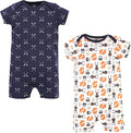 Hudson Baby Unisex Cotton Rompers by HudsonBaby