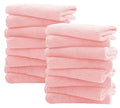 16 Pack Burp Cloths for Baby - 20" by 10" Ultra Absorbent Burping Cloth, Newborn Towel - Milk Spit Up Rags - Burpy Cloths for Unisex, Boy, Girl - Burp Cloths Set (Pink)