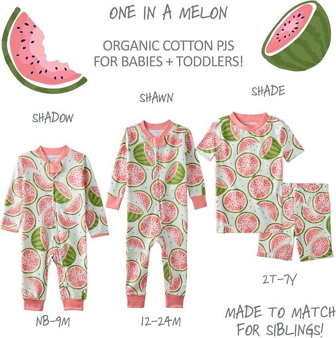 Butterblu Shade Snug-fit 2-Piece Short Sleeve PJs 100% Organic Cotton - Image 6