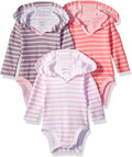 Hanes Baby Long Sleeve Bodysuit, Ultimate Bodysuit Hoodie Boys & Girls by Hanes
