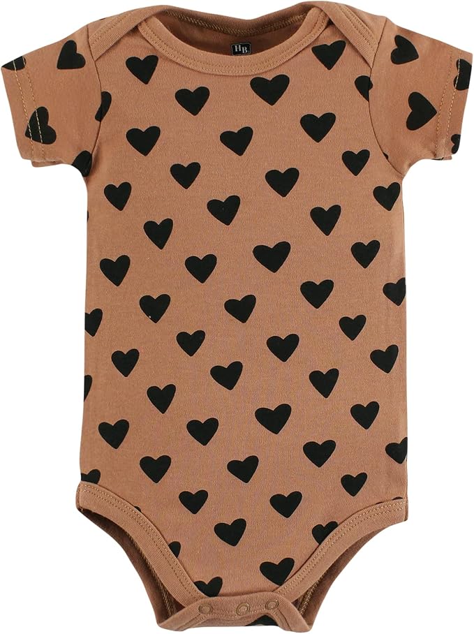 Hudson Baby Baby Girls' Cotton Bodysuits 7-pack - Image 5