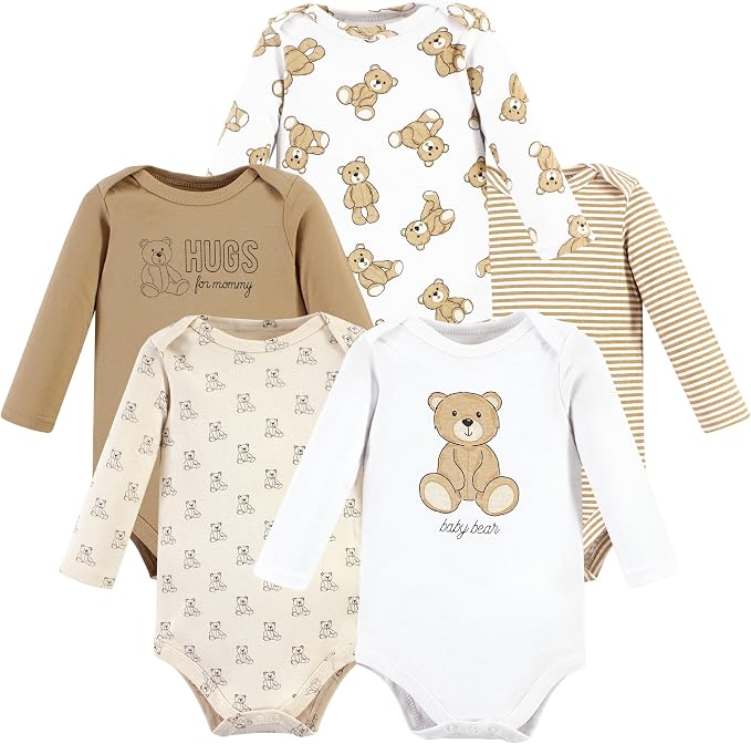Hudson Baby Unisex Baby Cotton Bodysuits by HudsonBaby