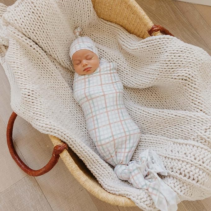 Copper Pearl Swaddle Blankets for Newborns | Soft Stretchy Receiving Blankets - Image 4