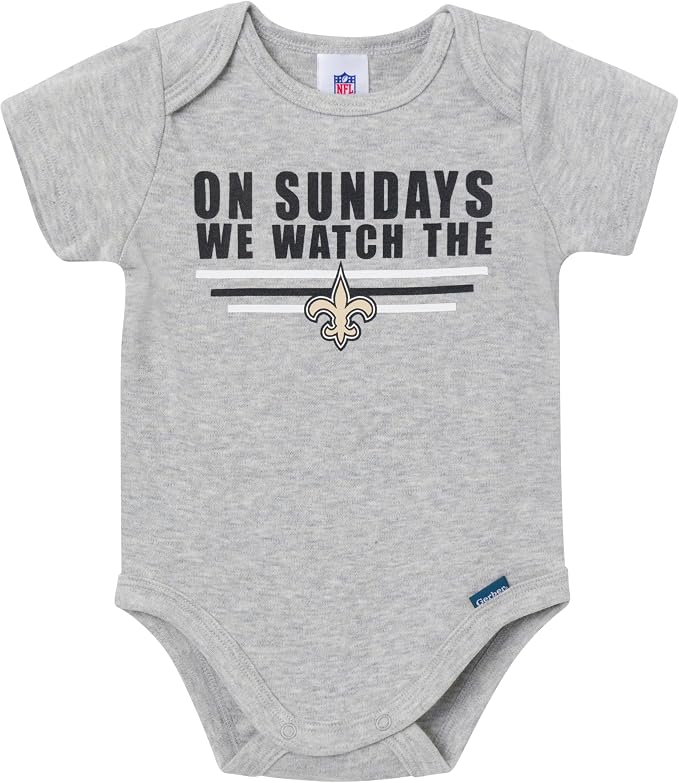 Gerber NFL Baby Boys 3-Pack Onesie Bodysuit - Image 4