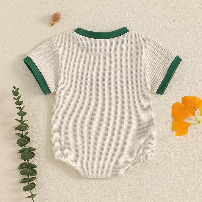 Newborn Baby Boy Girl Summer Clothes Funny Print Sweatshirt Romper Oversized - Image 8