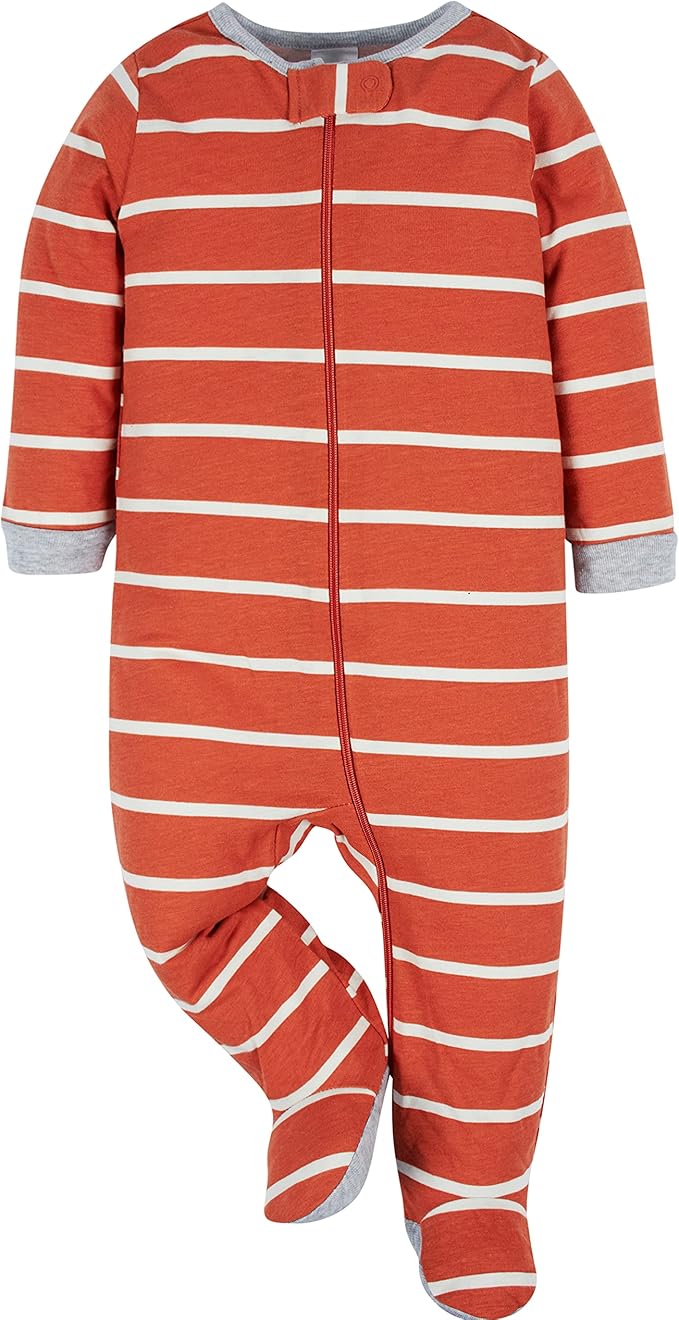 Onesies Brand Baby Boys' 4-pack Sleep 'N Play Footies - Image 2
