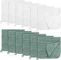Accmor 12 Pack Muslin Burp Cloths 100% Cotton 20''x10'' Large Extra Soft and by Accmor