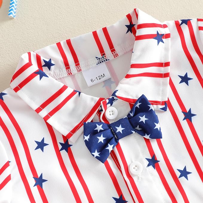 PUHHAPIEY Baby Boy Gentleman Wedding Outfit Dress Romper Suspender Pants | 0 3 - Image 5