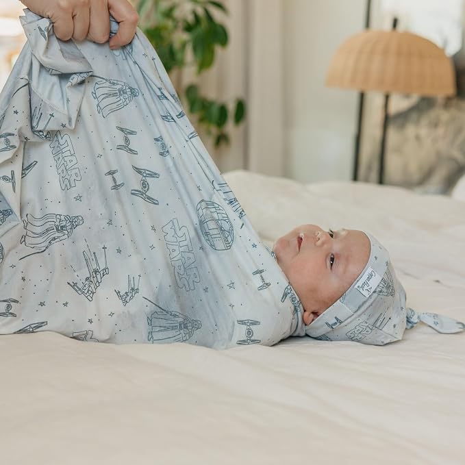 Copper Pearl Swaddle Blankets for Newborns | Soft Stretchy Receiving Blankets - Image 7