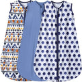 BSTOPPT 3 Pack Baby Sleep Sack 100% Rayon Cotton Baby Sleeping Bag 2-Way Zipper by BSTOPPT