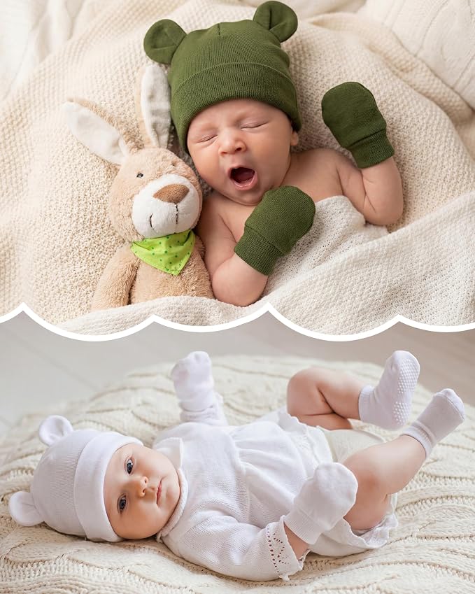 Geyoga Newborn Baby Hat Set - Image 7