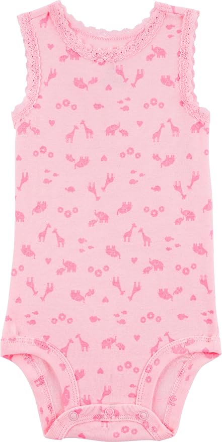Simple Joys by Carter's Baby Girls 6 Pack Short Sleeve Bodysuit - Image 3