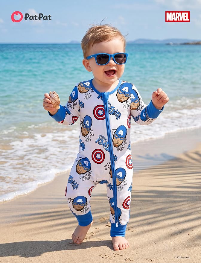Disney Baby Viscose Made from Bamboo 2-Way Zipper Footie Outfit NB to Inf - Image 3