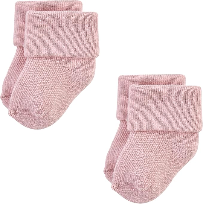Hudson Baby Baby 8-pack Cotton Rich Newborn and Terry Socks - Image 4