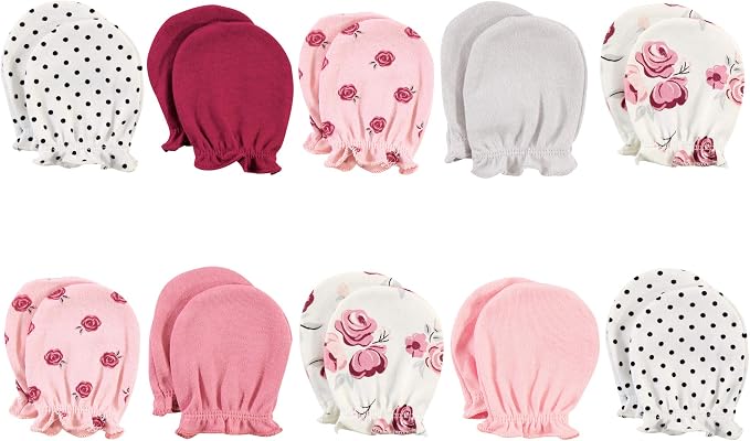 Hudson Baby Baby Hudson Baby Unisex Baby Cotton Scratch Mittens, One Size by HudsonBaby
