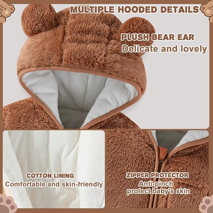 AiWMGL Newborn Baby Bear Outfit - Image 4
