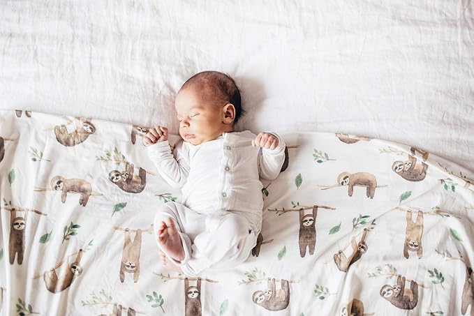 Copper Pearl Swaddle Blankets for Newborns | Soft Stretchy Receiving Blankets - Image 4