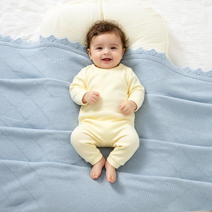 Hadetoto 100% Cotton Baby Blankets - Image 3