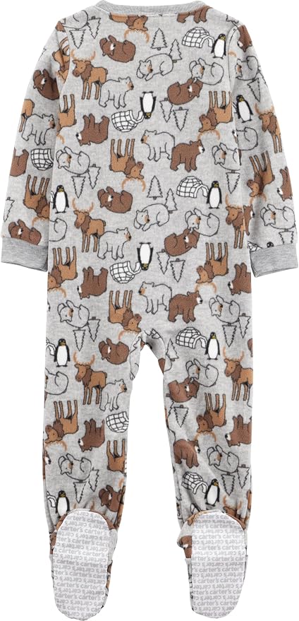 Simple Joys by Carter's Baby Boys Loose-Fit Flame Resistant Fleece Footed - Image 2