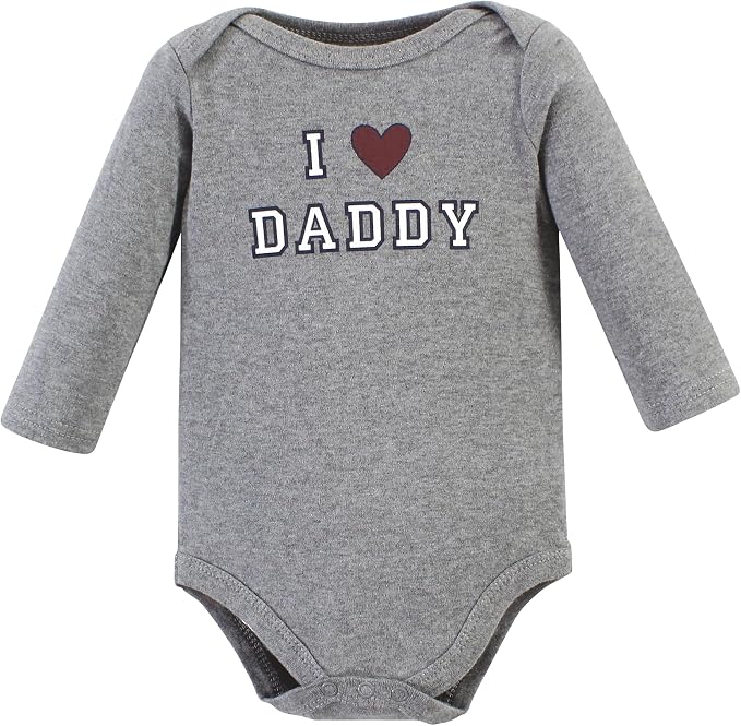 Hudson Baby baby-boys Cotton Long-sleeve Bodysuits 5-pack - Image 3