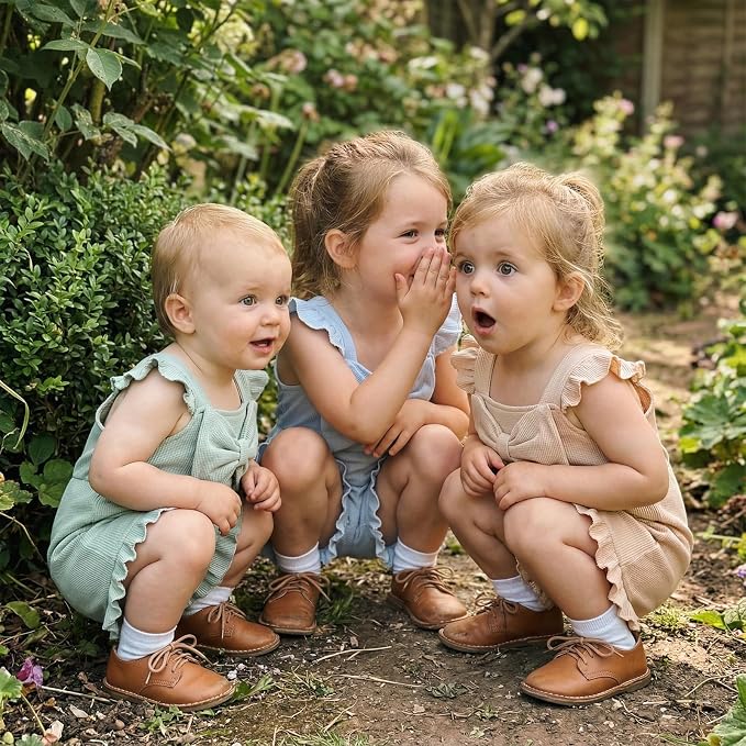 Little Girl Romper Toddler Overalls Summer Bow Jumpsuit Boho Outfit 6M-5T - Image 3